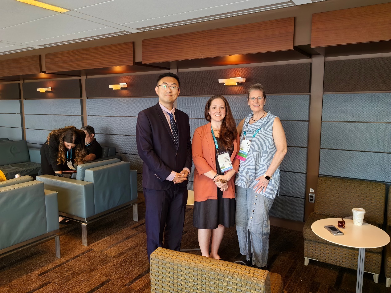 程文博先生与阿联酋 MISS IP 事务所创始合伙人 Jillan Ali Moussa